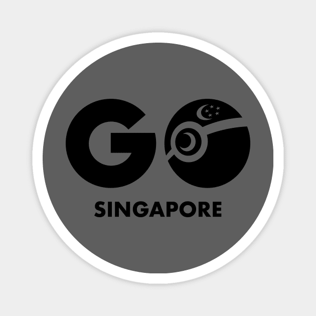 GO Singapore Black Magnet by OrtegaSG